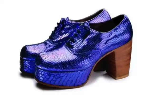 Blue Snake Shoes