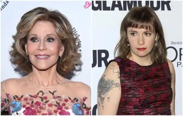 #9. Jane Fonda And Lena Dunham