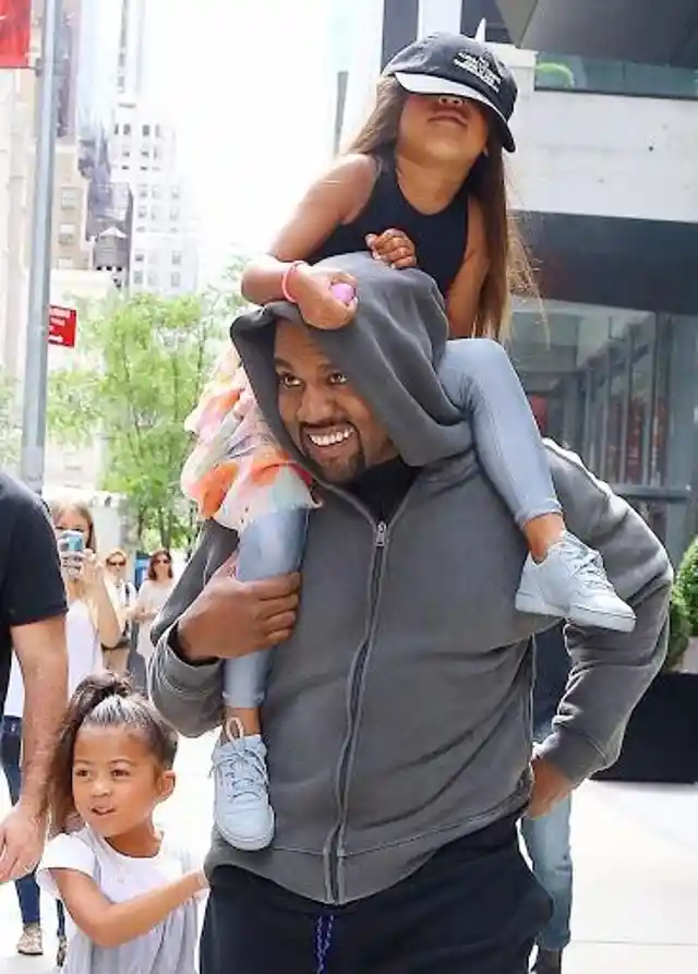 #6. Kanye West Worries About His Children