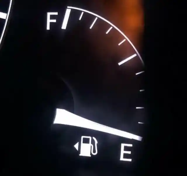 The Arrow Next To The Gas Icon