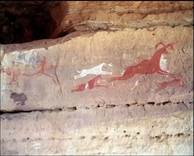 Rock Art Of Tradart Acacus, Libya