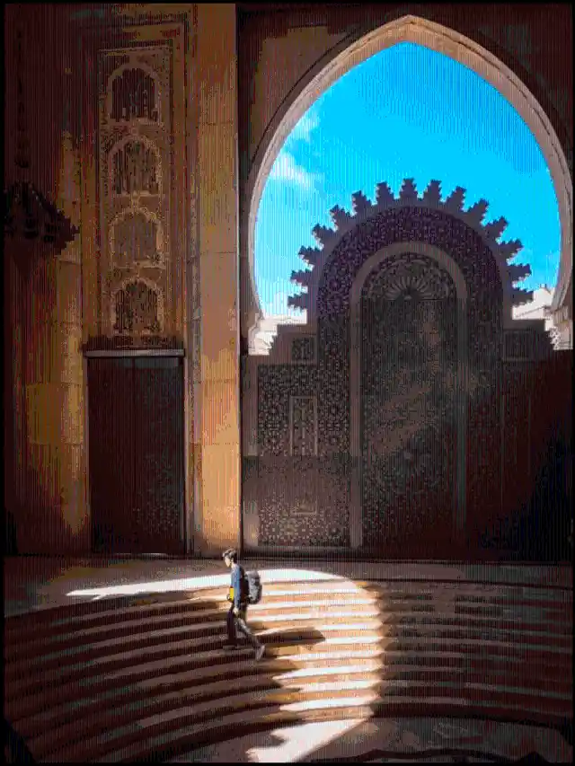 Hassan II Mosque In Morocco