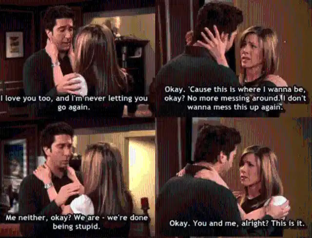 #2. The One Where Rachel Gives Up Her Dream To Stay With Ross