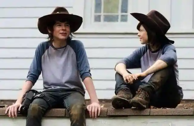 Chandler Riggs & Emily Brobst