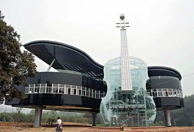 Piano-Shaped Building, China