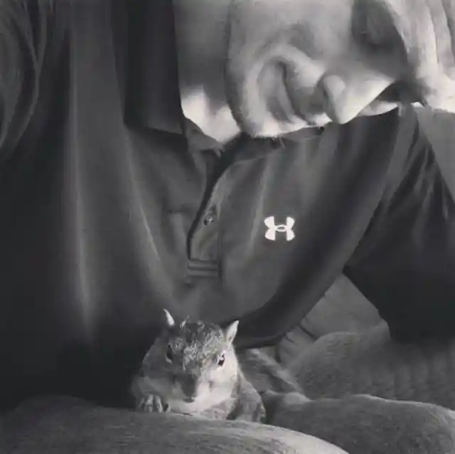 How Texas Man And Baby Squirrel Became Best Friends