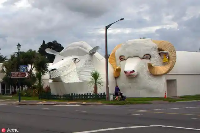 The Sheep Building, New Zealand