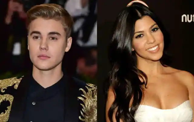 #14. Justin Bieber And Kourtney Kardashian