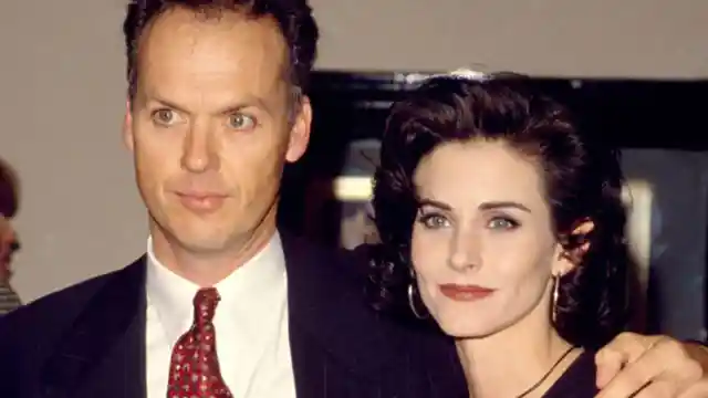 Michael Keaton & Courteney Cox