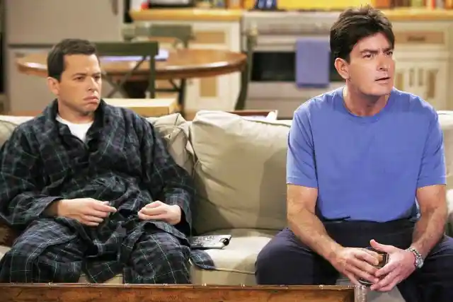 Charlie Sheen & The Two And A Half Men Cast