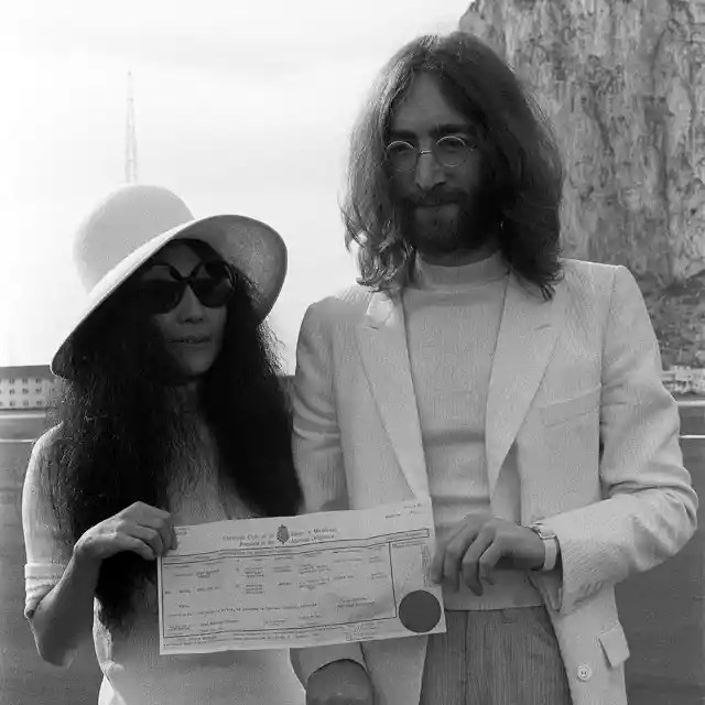 #3. John Lennon and Yoko Ono’s Marriage, 1969