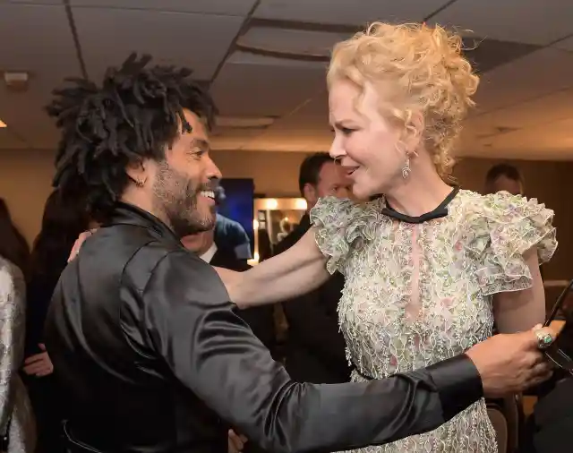 #23. Nicole Kidman & Lenny Kravitz