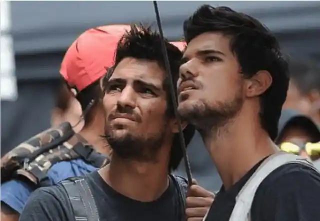 Taylor Lautner & Gabriel Nunez