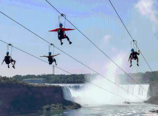 Zip Line Over Niagara Falls