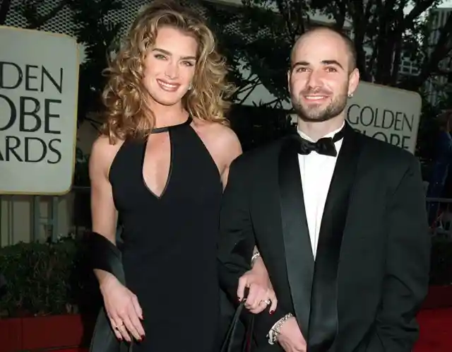 #8. Brooke Shields & Andre Agassi