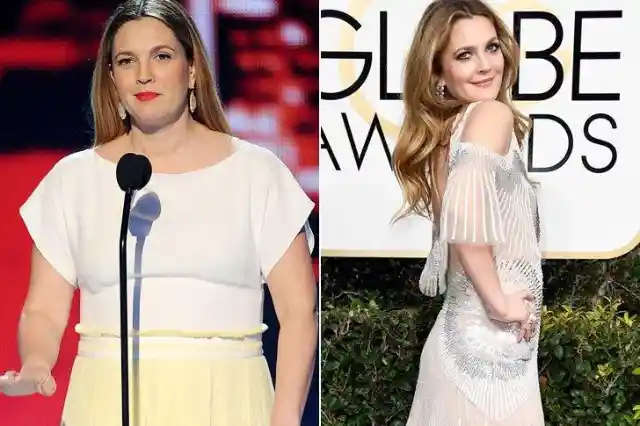 #2. Drew Barrymore - 25 Pounds