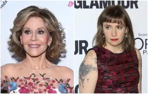 #9. Jane Fonda And Lena Dunham