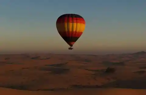 Desert Views On Hot Air Balloon