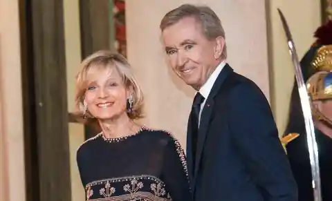 Bernard Arnault & Hélène Mercier