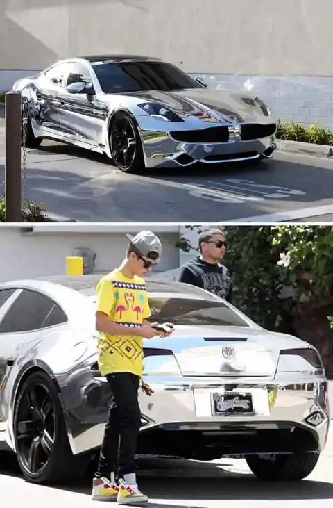 Justin Bieber - Fisker Karma