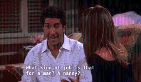 #4. The One Where Ross Can&rsquo;t Handle Having A Male Nanny
