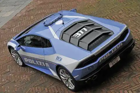 Lamborghini Police Cars In Italy