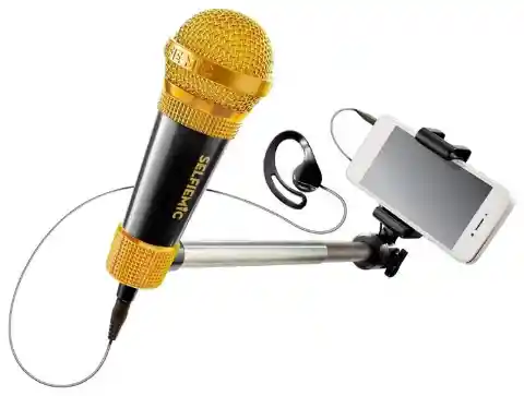 Selfie Stick With Microphone