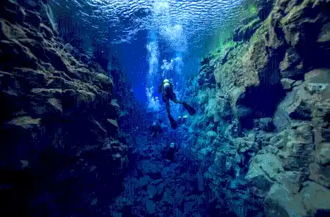 Snorkel Between Continents In Iceland