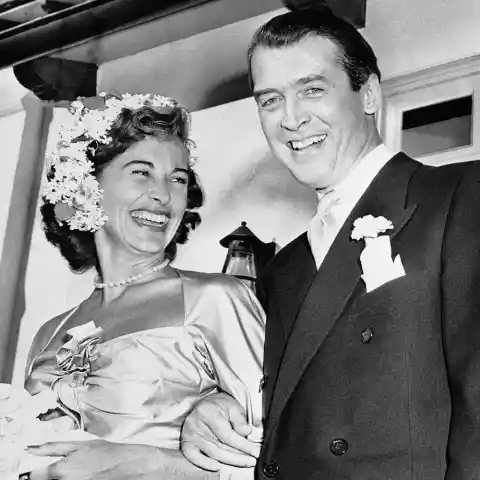 #20. Jimmy Stewart and Gloria Hatrick McLean’s Marriage, 1949