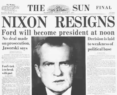 Nixon Resigns