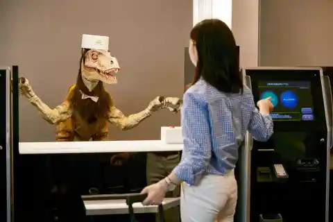 Dinosaur Receptionists