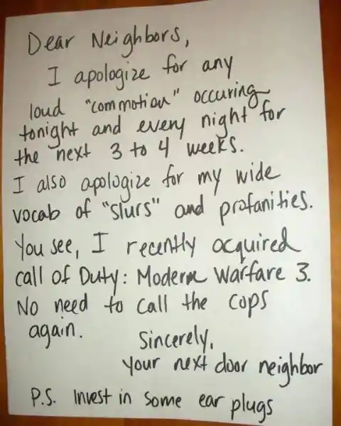 Schizophrenic Neighbor