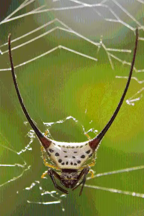 #8. Long-Horned Orb Weaver Spider