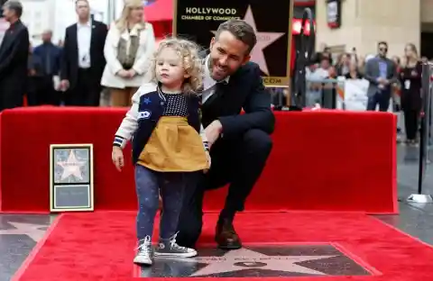 #10. Ryan Reynolds A Honored Parent