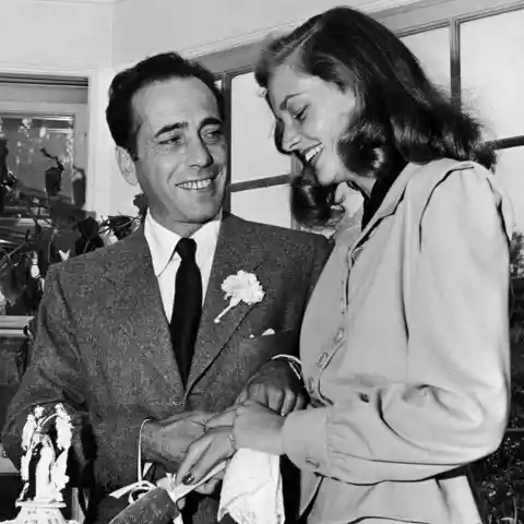 #28. Humphrey Bogart and Lauren Bacall’s Marriage, 1945