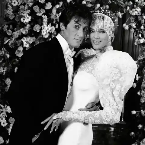 #6. Sylvester Stallone and Brigitte Nielsen’s Marriage, 1985